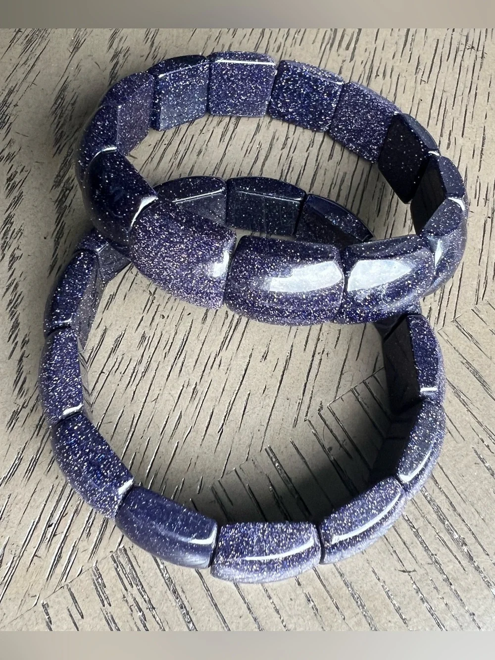 Blue Sandstone soft bangle SIZE 7.5’ ( ONE )